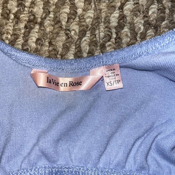 Brand new la Vie en Rose terry towel top size xs - Picture 4 of 4